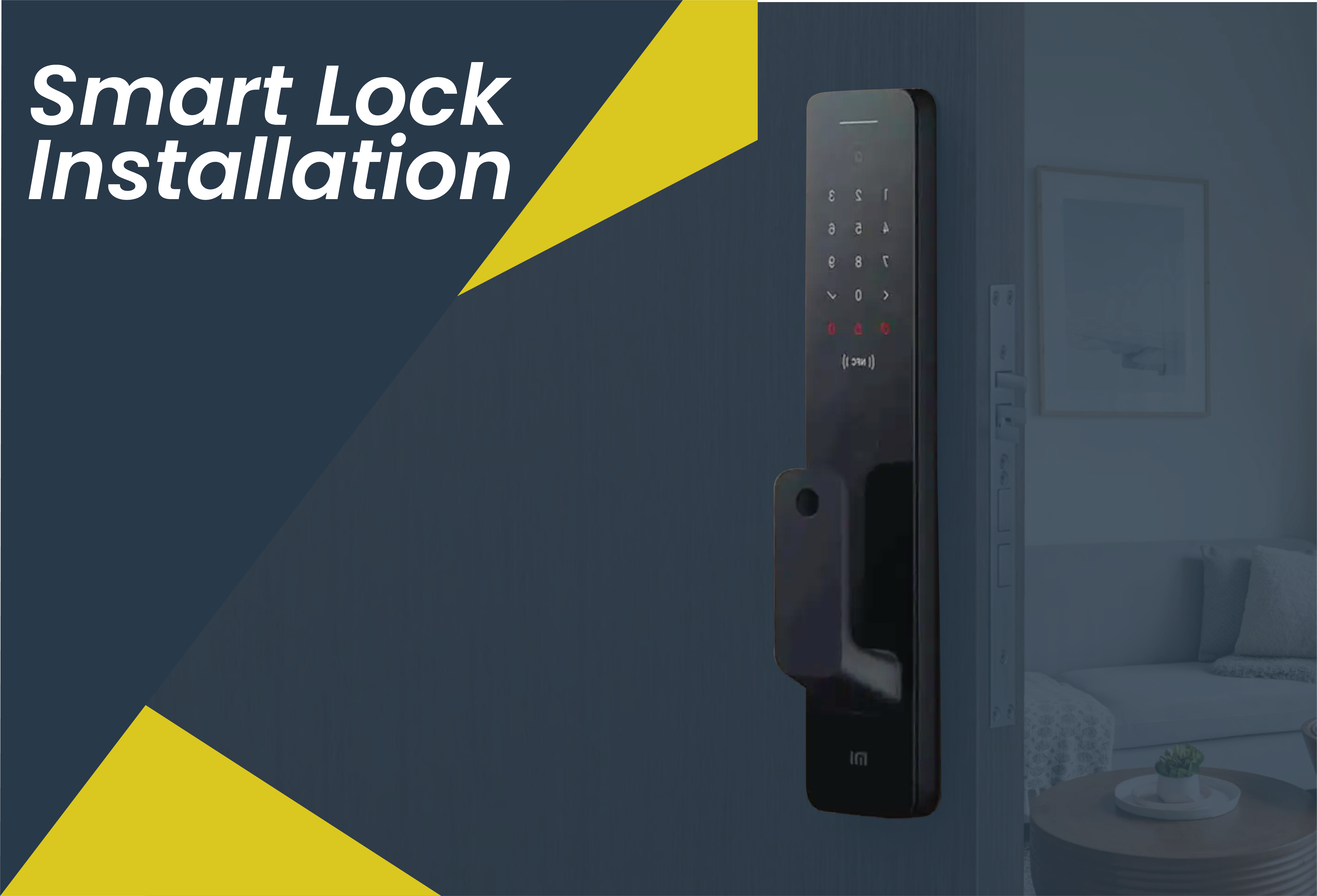 Smart lock installation services in Dubai